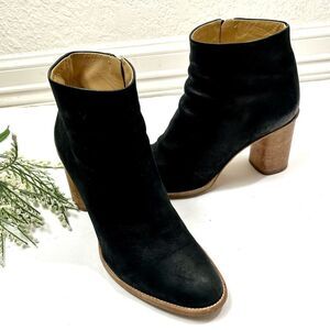 M. Gemi The Finezza Black Leather Ankle Boots